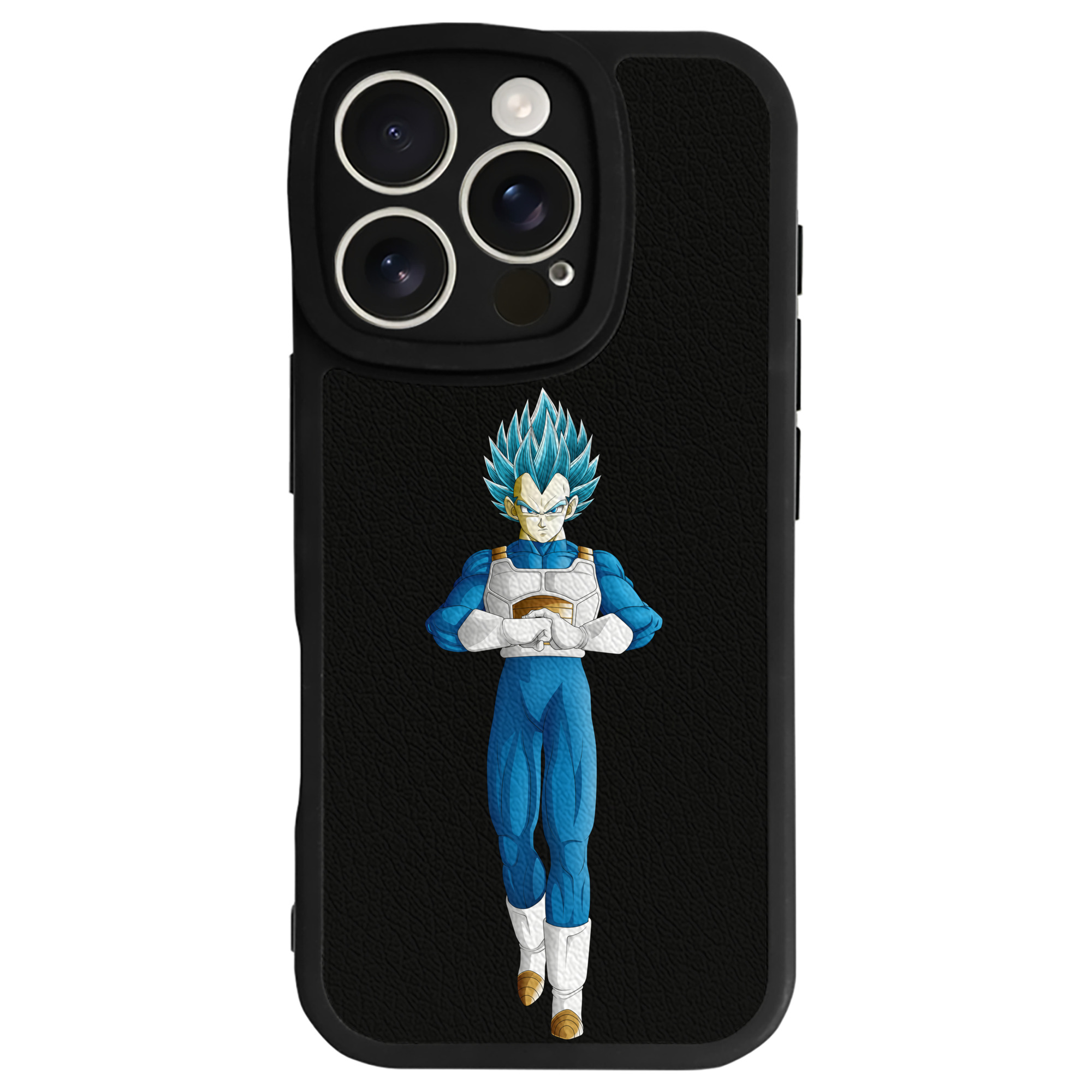 （画像用） ドラゴンボール ベジータ四世（Bejīta Yonsei）DRAGON BALL Vegeta IV 【iPhone 16シリーズ対応】シリコンスマホケース（レザー調） 材質：シリコン